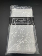 Christian Dior MONSIEUR 4 White Cotton Men s Handkerchief - Hand Rolled 17.5