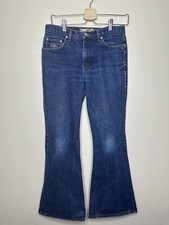 Vintage Skater Women’s Interstate Jeans IS Jeans Wide Leg Flare 90s USA Made