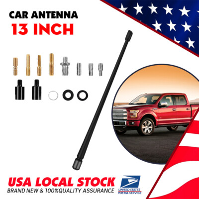 13 Inch Black AM/FM Radio Short Antenna Mast For Ford F-250 Super Duty 2017-2024