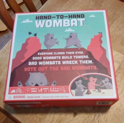 Hand To Hand Wombat Party Game A Game Of Teamwork Towers And Trouble Makers