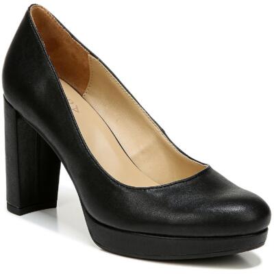 Naturalizer Womens Berlin Black Platform Heels Shoes 7.5 Medium (B,M) BHFO 0224