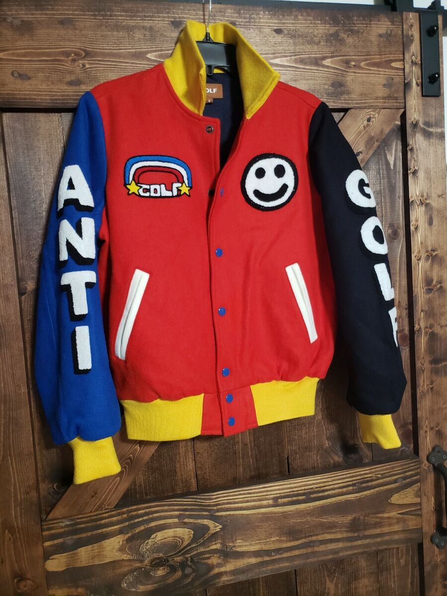 Tyler the Creator Golf Primary Varsity Jacket Concert Tyler the Creator Golf Primary Varsity Jacket Concert
