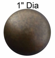 1"Dia X5/8"L Natural Dark Upholstery Tacks Decorative Nail25- 50-100-250-500-750
