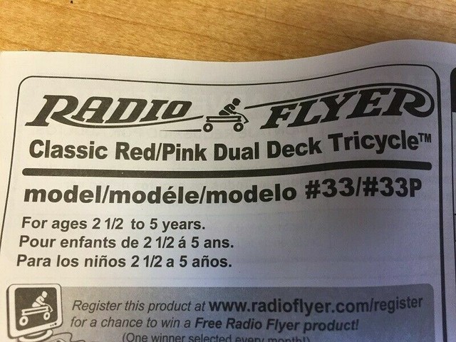 Radio Flyer Classic Tricycle 12in 