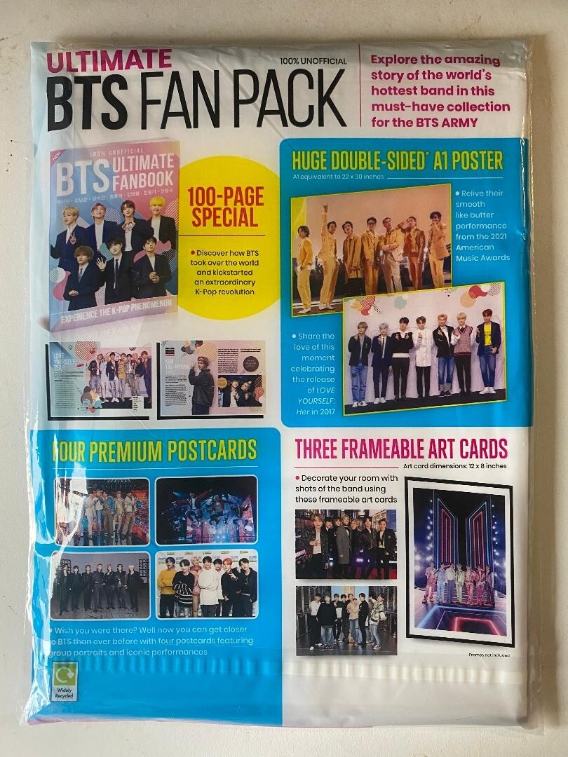 2022 BTS Ultimate Fan Pack 2 A1 POSTERS 3 Art Cards 4 POSTCARDS