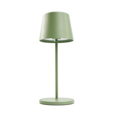 Lampada da tavolo batteria LED Down bianco caldo 3000K lampada luce interna esterna IP65 verde opaco