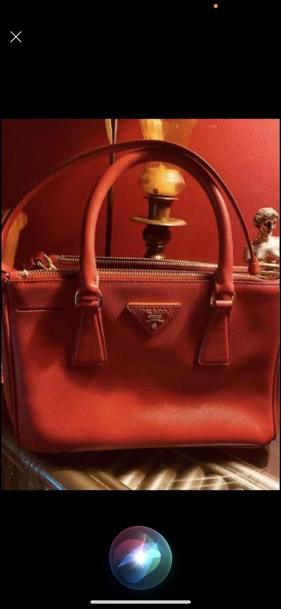 prada red galleria mini leather Stefano