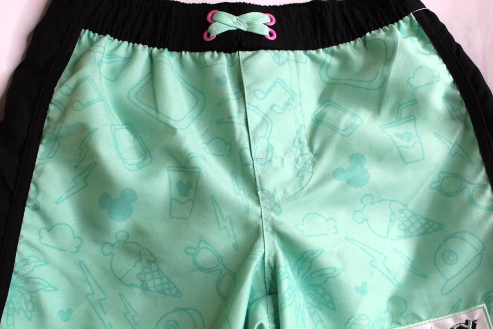 Disney Store Mickey Mouse Boys Swim Shorts, Size 5/6 - Image 3 of 4