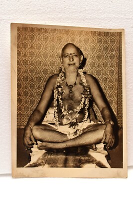 Vintage Foto Hindu Heiliger Mönch Guruji Asket Hinduismus Sadhu Maharaj Alt