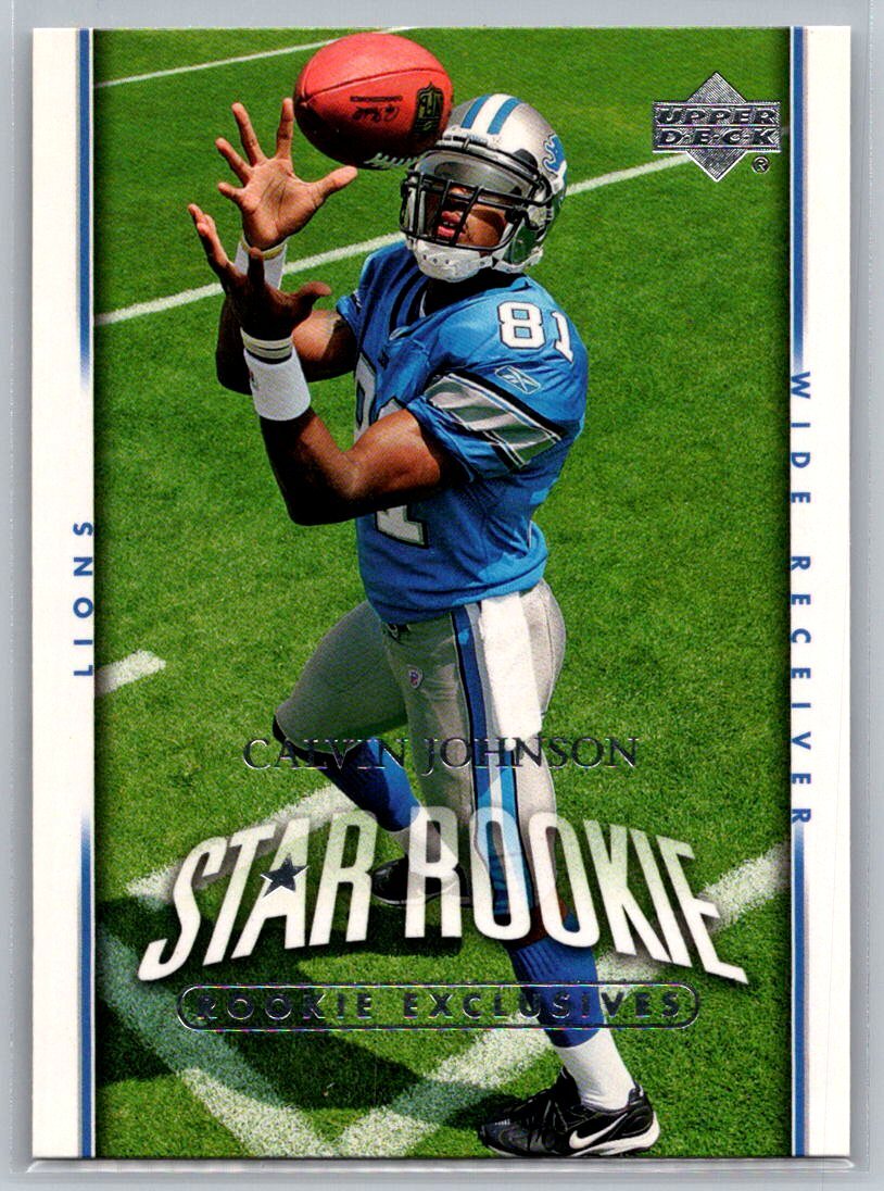 Calvin Johnson Upper Deck #277 Rookie Exclusives