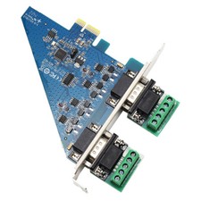 PCI-E to RS-485 RS-422 High Speed Serial Card 2 Ports R485 RS422 PCIE Converter