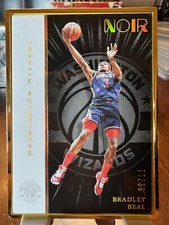 2021 NOIR Bradley Beal Statement Edition Gold Frame #/11 Wizards SSP FOTL D001