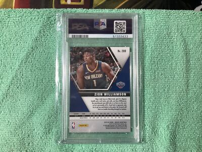2019 PANINI MOSAIC Rookies Zion Williamson PSA 10 GEM MINT