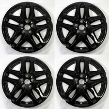 Set of 4pcs 2013-2016 Ford FUSION 17" BLACK Wheel Skin Hubcap Cover Alloy Wheel