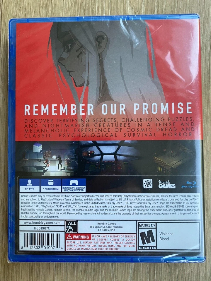 Signalis PS4 US Edition English Brand New Sealed Fast Ship w Tracking *No Photo* - Image 2 of 4