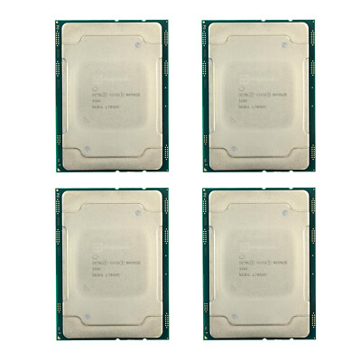 4x Intel Xeon Bronze 3106, 8x 1,7 GHz (kein Turbo) 8 Threads 85W, LGA3647, tray