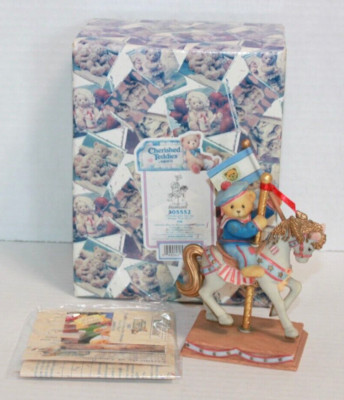 Cherished Teddies 1998 Friends Like You Are True Blue Bill Artist Signed