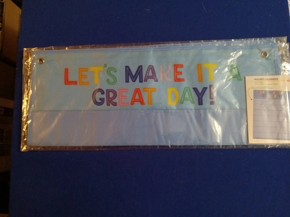 NEW Target CALENDAR Pocket Chart Bullseye Dollar Spot School, Set of Two |  eBay