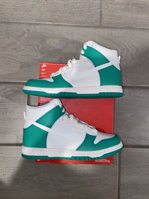 Nike Dunk High 'Stadium Green' Sail White Sneaker Size 4Y / 5.5W BNIB DB2179-002