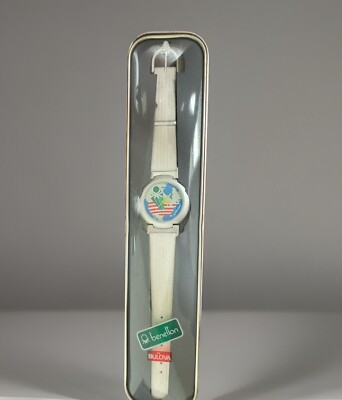 UNITED COLORS OF BENETTON BY BULOVA 腕時計 Vintage United Colors of Benetton Bulova Chronograph Watch