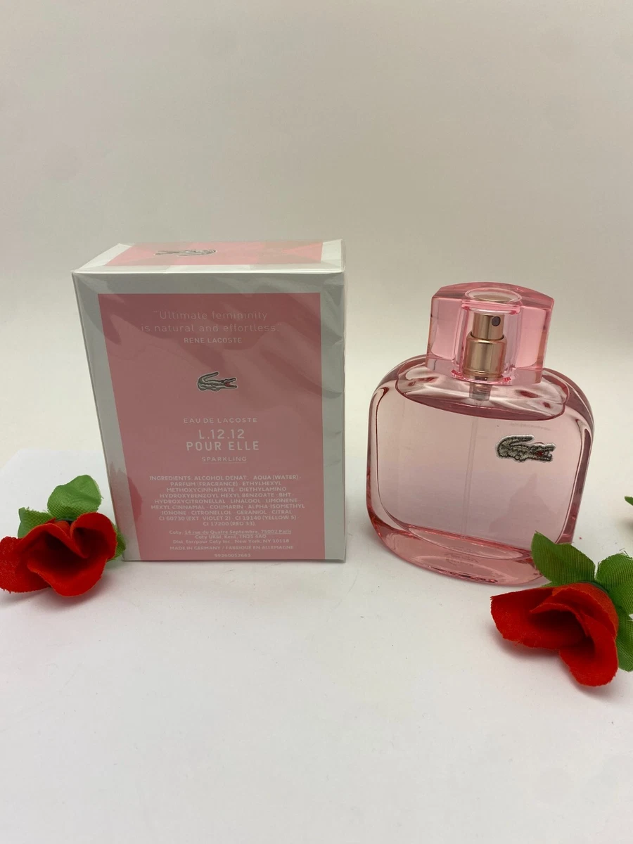 Pour elle top sparkling lacoste