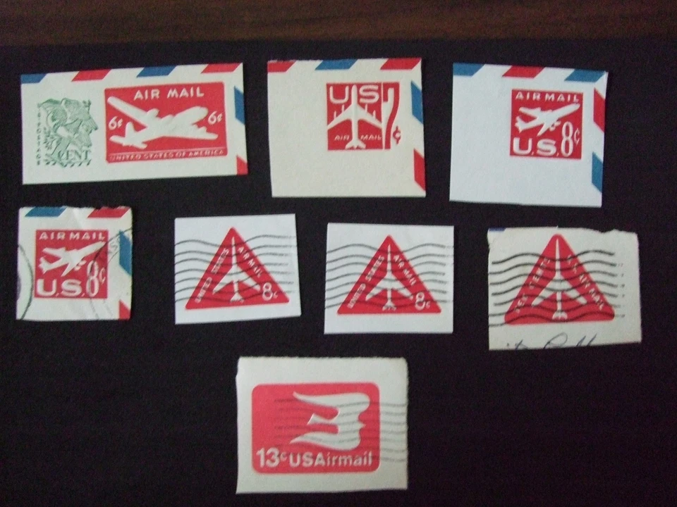 USA Back of the Book:  Postal Stationery - Cut Squares UC1 UC2 UC3 UC4 UC6 UC12 - Image 2 of 4