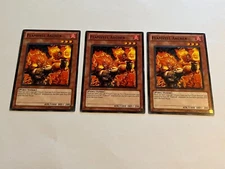 3X Flamvell Archer DREV-EN095 x3 Yugioh Yu Gi Oh! 3 Playset 1st Edition