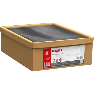 Guss-Asphalt 20 Bornit, Reparaturmasse Reparatur Schlaglöcher 0-2mm Körnung