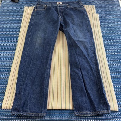 Levis 501 Jeans Mens TAG 38x34 (ACTUAL 36x33) Blue Straight Leg Denim Classic
