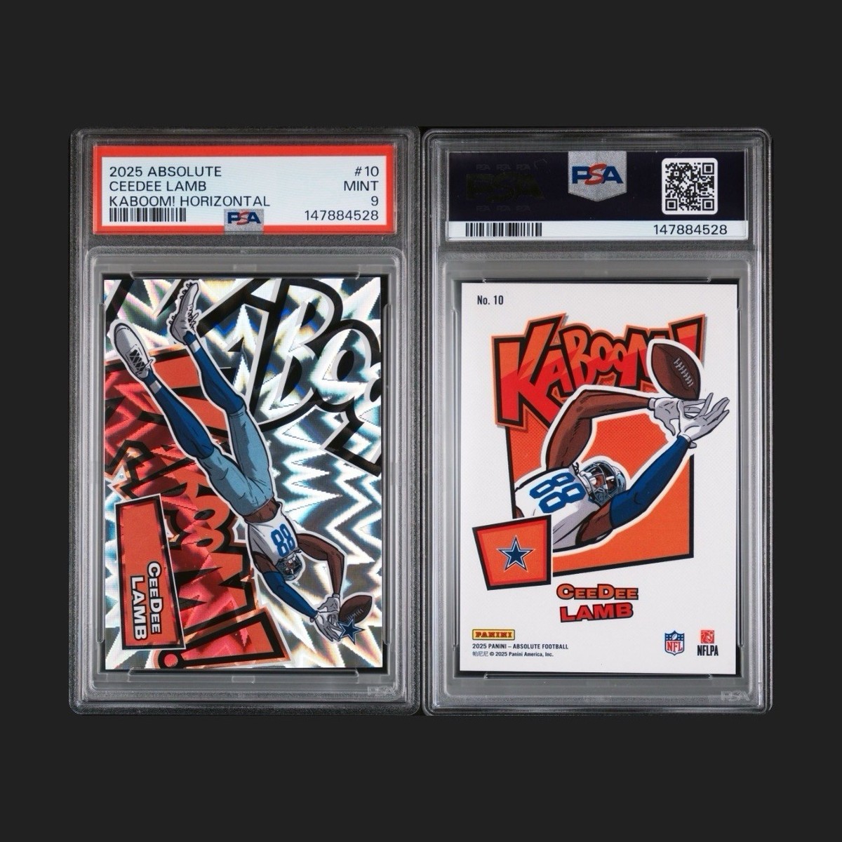 2025 Panini Absolute - Kaboom! Horizontal CeeDee Lamb #10 for sale