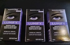 3 Boxes LARGE LUMIFY 0.25 oz 7.5mL Redness Reliever Eye Drops. Expires 03-2027