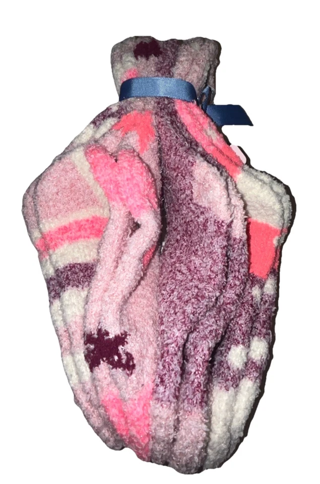 Life Is Good 蓬松船袜 4 双女式 4-10 粉色白色带标志舒适舒适 — 第 4/4 张图片