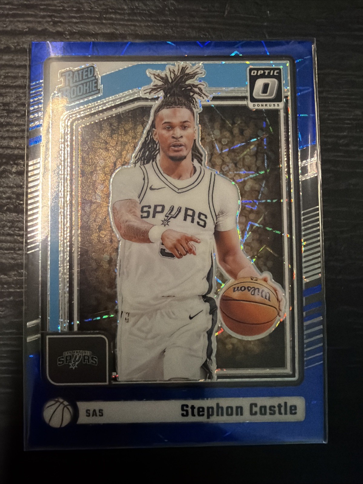 2024-25 Panini Donruss Optic - Rated Rookie Stephon Castle #254 Blue Velocity