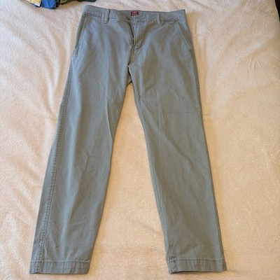 Levi's XX Chino Men's Beige Solid Chino Pants Standard Taper Flat Front Logo