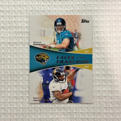 2011 Topps Faces of the Franchise Blaine Gabbert Maurice Jones-Drew Jaguars