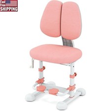 Ergonomic kids chair adjustable height depth rotating footrest study chair New