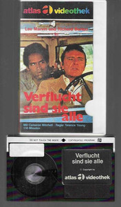 Atlas "Glasbox"  Lee Marvin   Verflucht sind sie alle   Betamax  Rarität