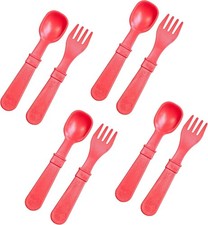 Toddler Forks and Spoons Set - Utensils Set for Kids - Dishwasher