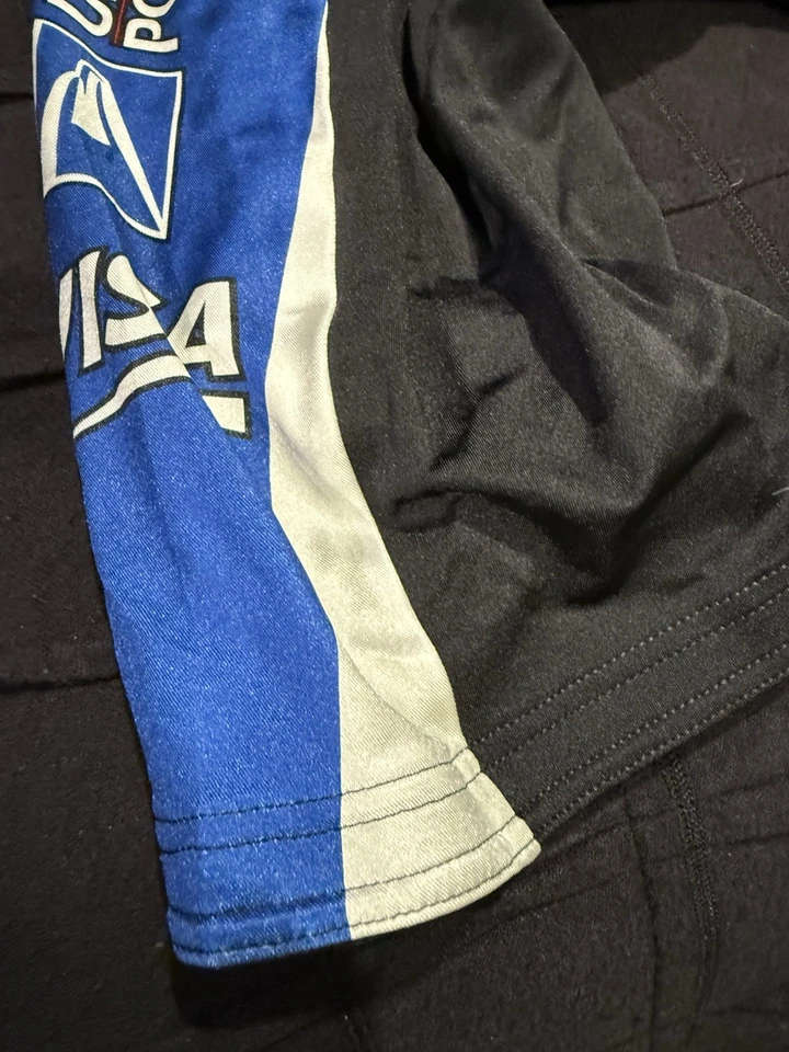 USPS Unisex Adulto Negro Ciclismo XL Pantalones Cortos USPS Logo Acolchado Foto 2 de 4