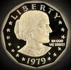 1979-S Susan B Anthony Dollar Proof — photo from another recent sale