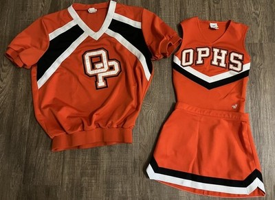 Couple Guy XL Girl 32 Top 25 Skirt Cheerleader Uniform Cosplay Costume Varsity