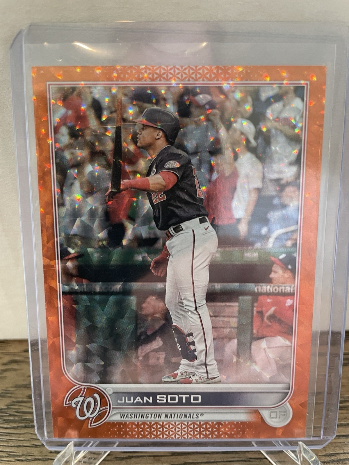 2022 Topps Series 1 - Juan Soto #150 Orange Foil 188/299 NY Mets Nationals
