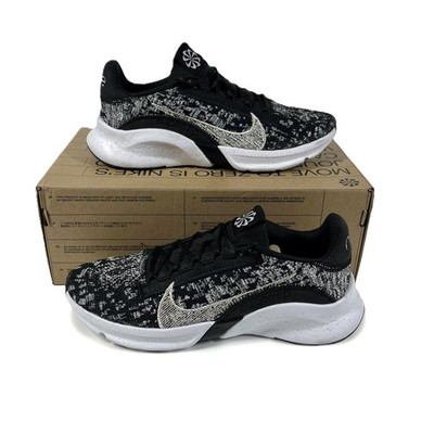 Nike Superrep Go 3 Next Nature Flyknit Running Shoes Sneaker Black | W US 9