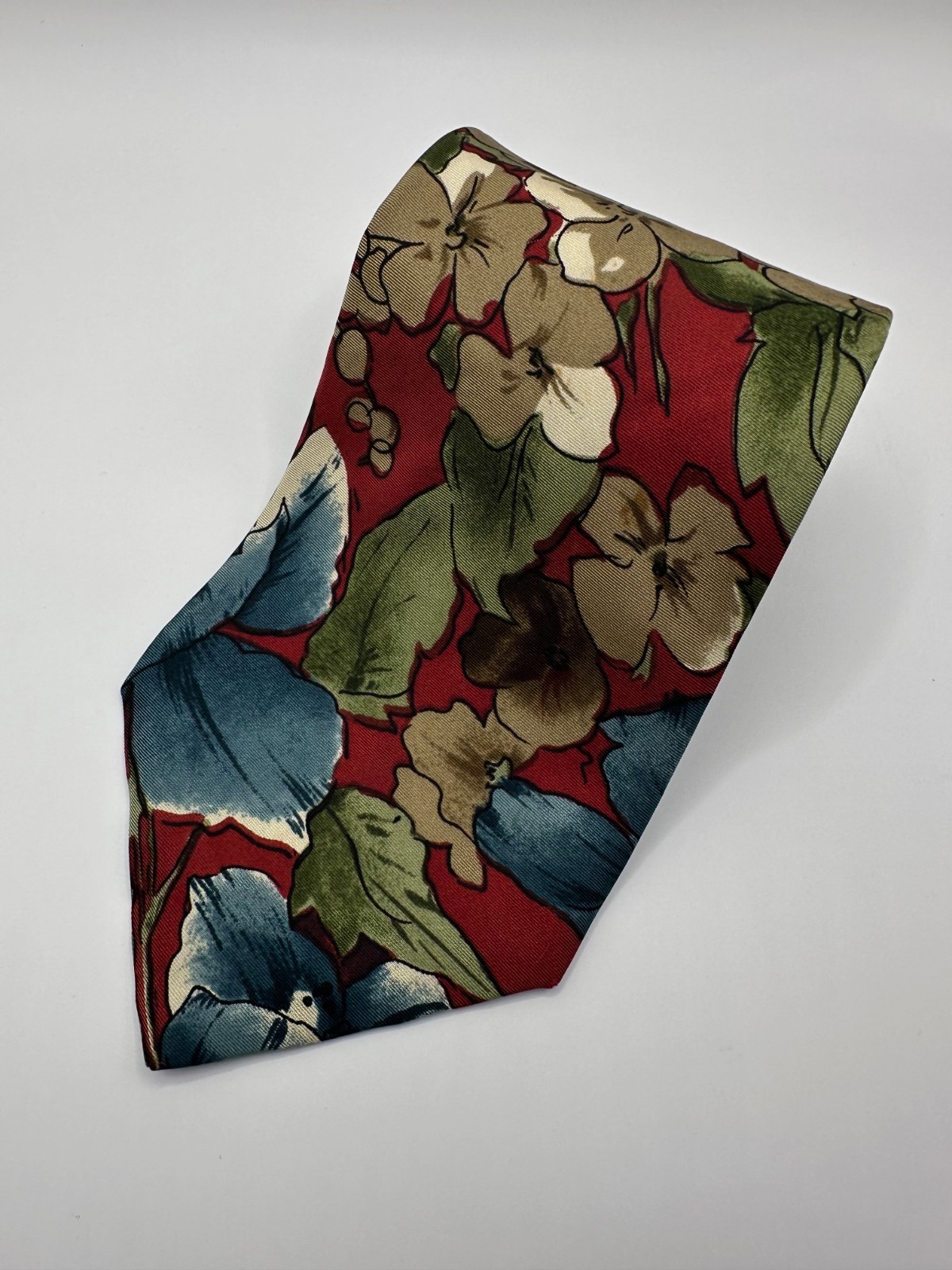 Robert Talbott Studio x Mark Shale Red Tropical F… - image 7