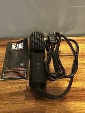 Wild Willie s Beard Straightener Ceramic Heated Brush, 3 Heat, 450 Max All Hair