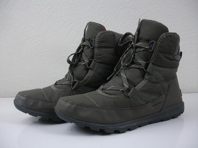 Women's 9.5 M Sorel Whitney Lace Waterproof Winter Boots Alpine Green NL3437-326