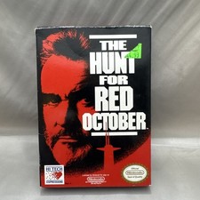 TESTED Nintendo NES Game THE HUNT FOR RED OCTOBER Complete CIB in Box has Manual