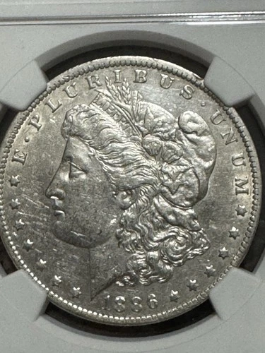 1886-o Morgan Dollar, NGC AU Details, Better Date, Free shipping