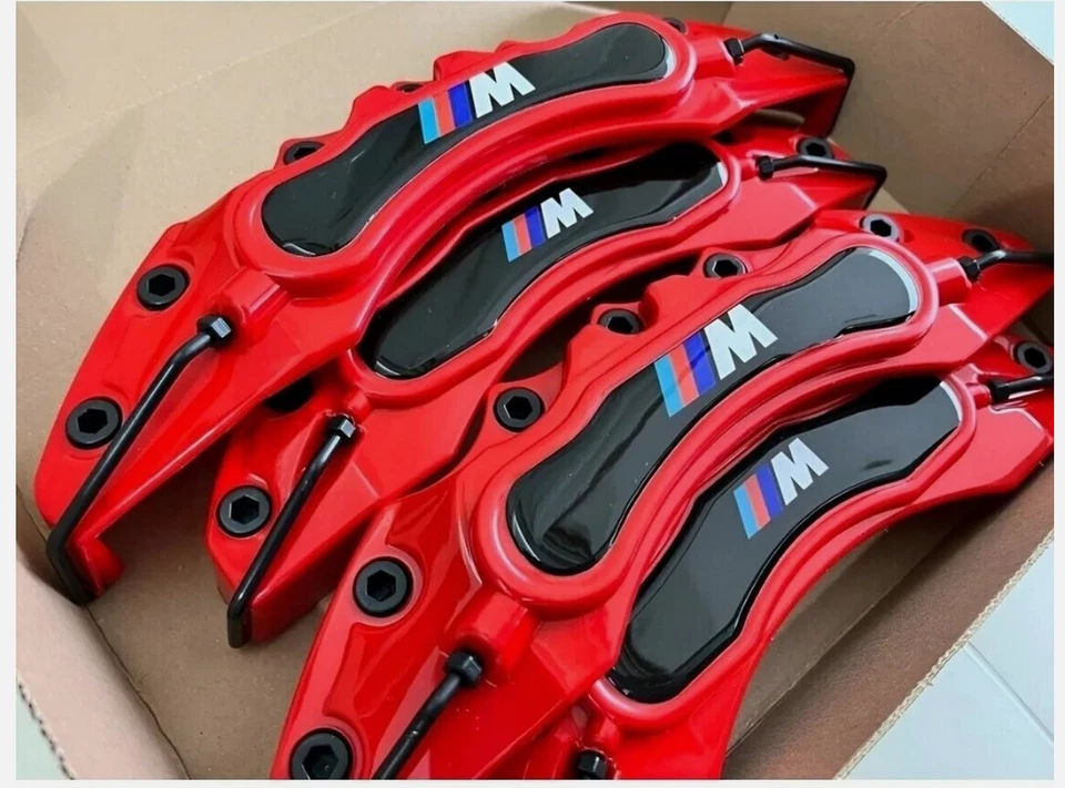 Brake Caliper Cover for BMW X1 X2 X3 X4 X5 X6 M3 M4 M2 M1 F30 F10 F20 E30 E36SET - Image 3 of 4