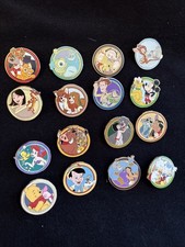 Disney  Best Friends Mystery Pin Complete Set Of 16 Circle Round Lot